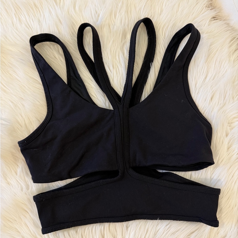 Alo Black Women's Sports Bra Top